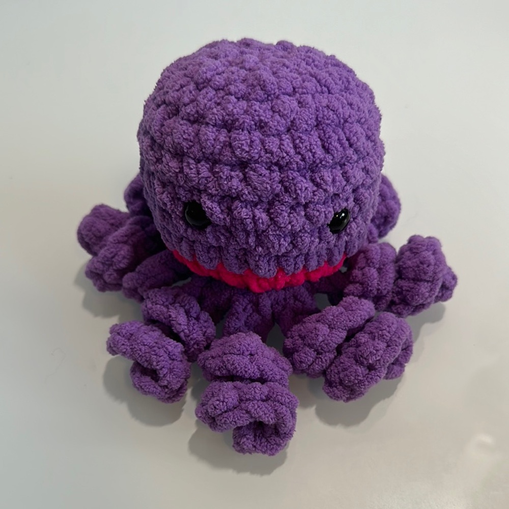 Crochet Purple Octopus